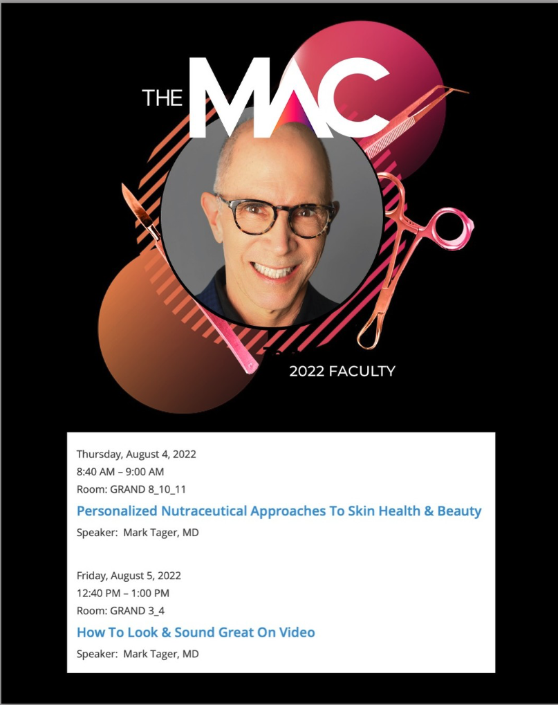 Dr. Mark Tager featured as MAC faculty