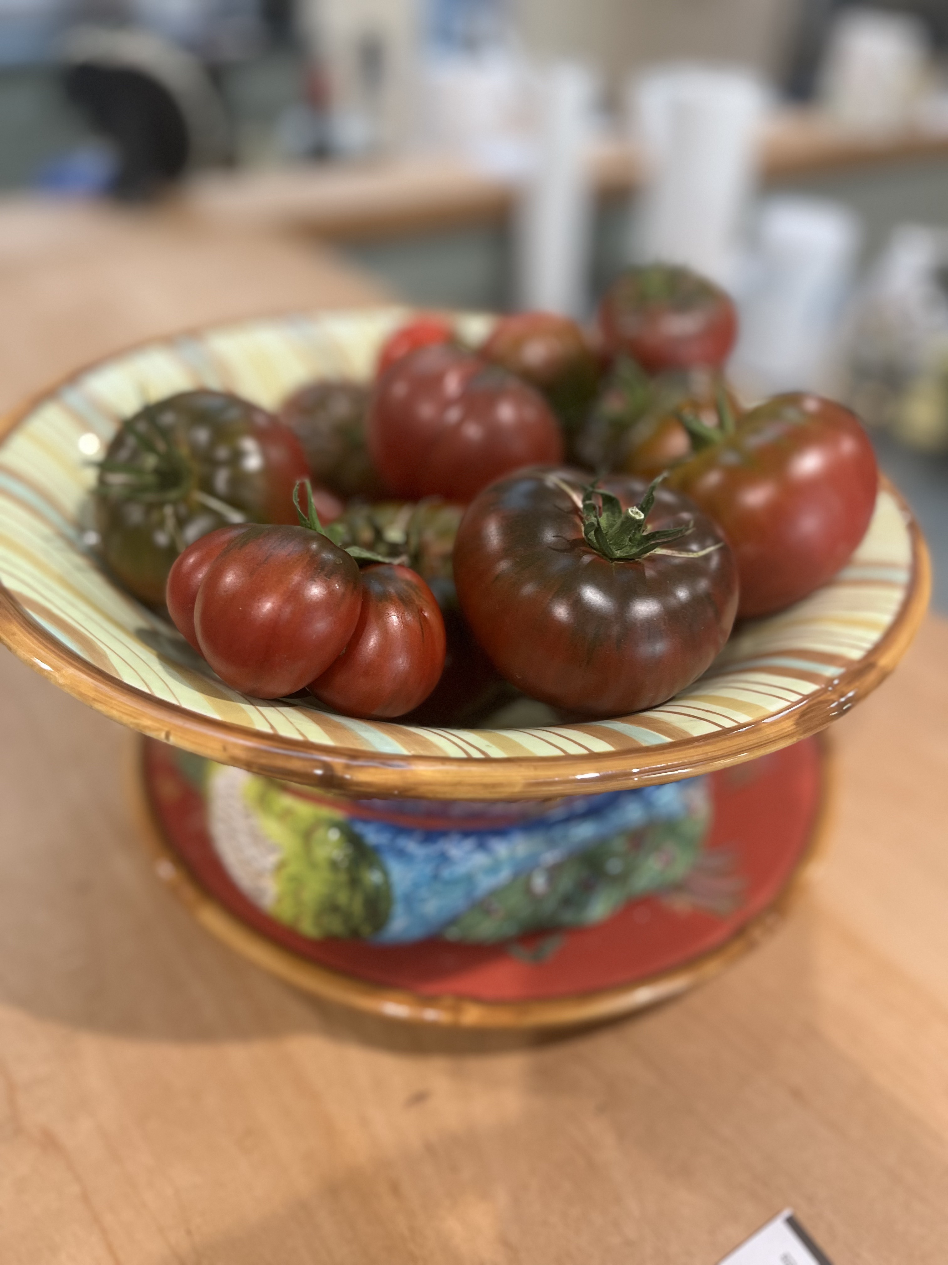 Tomatoes from Dr. Tager’s garden