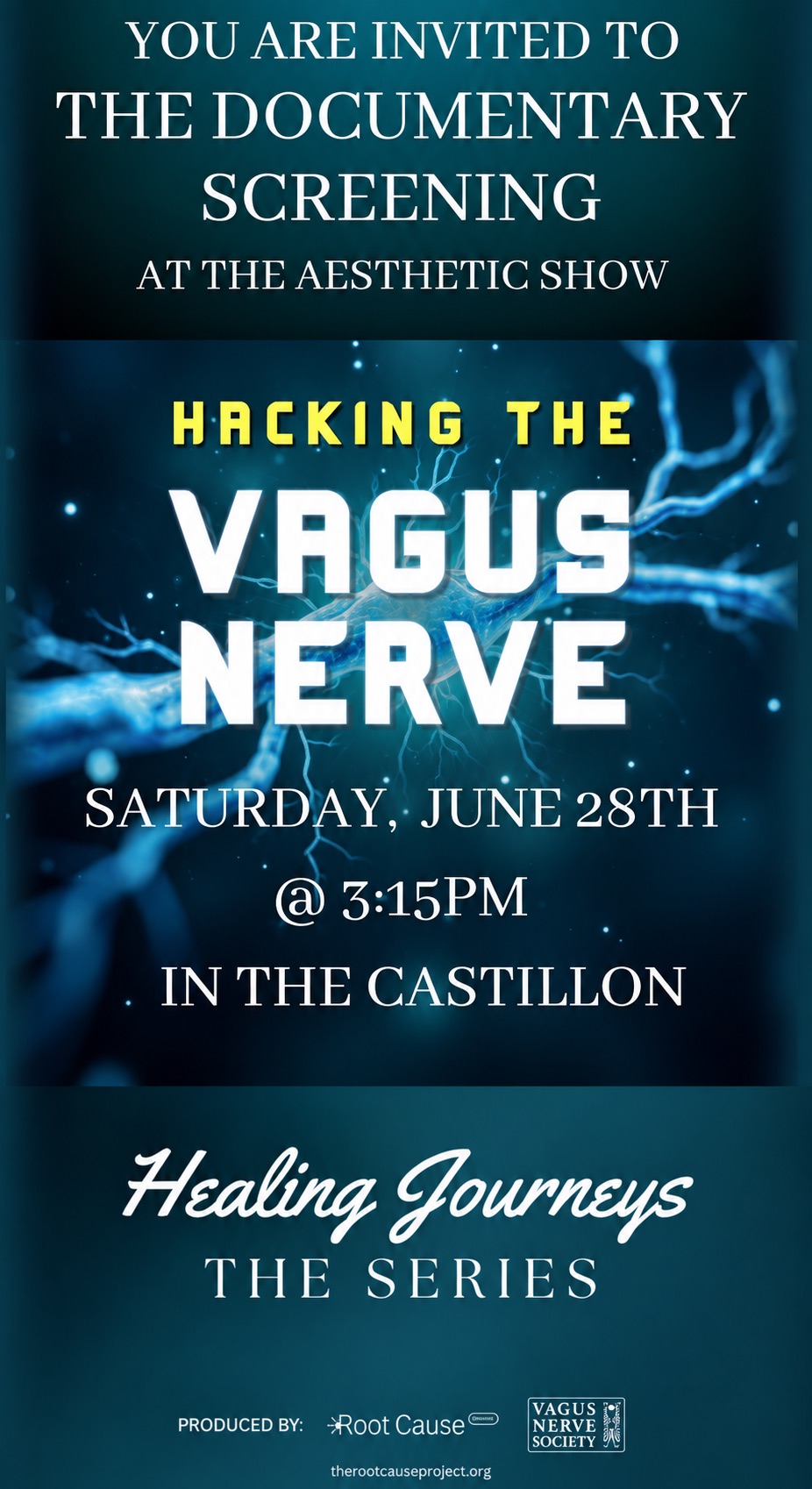 Hacking the Vagus Nerve documentary screening poster